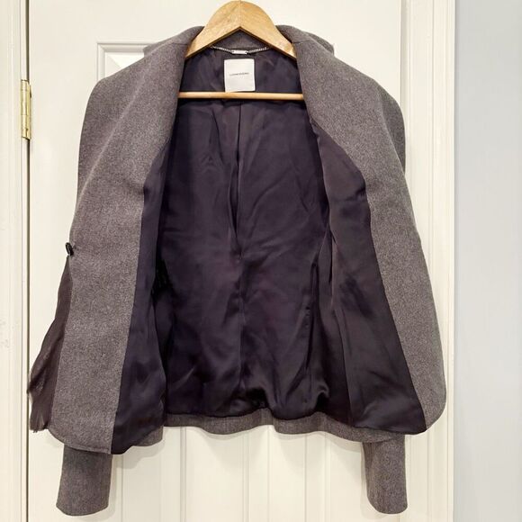 CoSTUME NATIONAL Classic Grey Wool Blazer Size 42 or US 6 - Picture 4 of 6